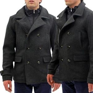 Seduka Brand Men's Double Breasted Coat - XLarge